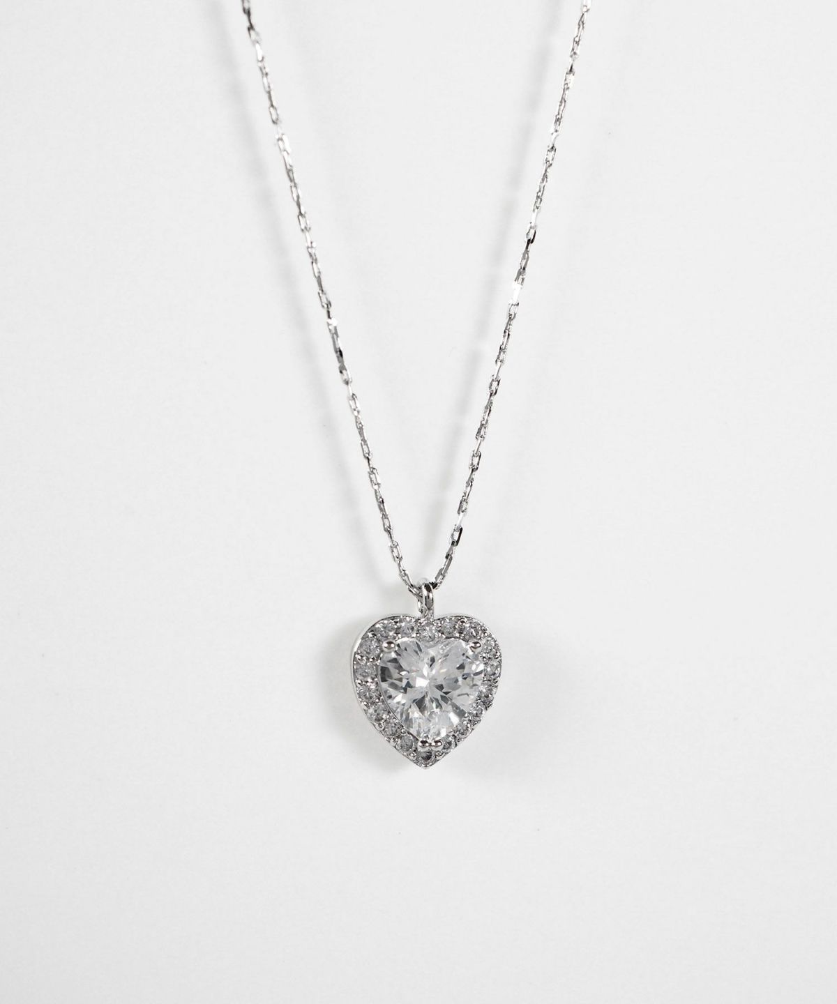 キュービックハートネックレス【Dahlia】