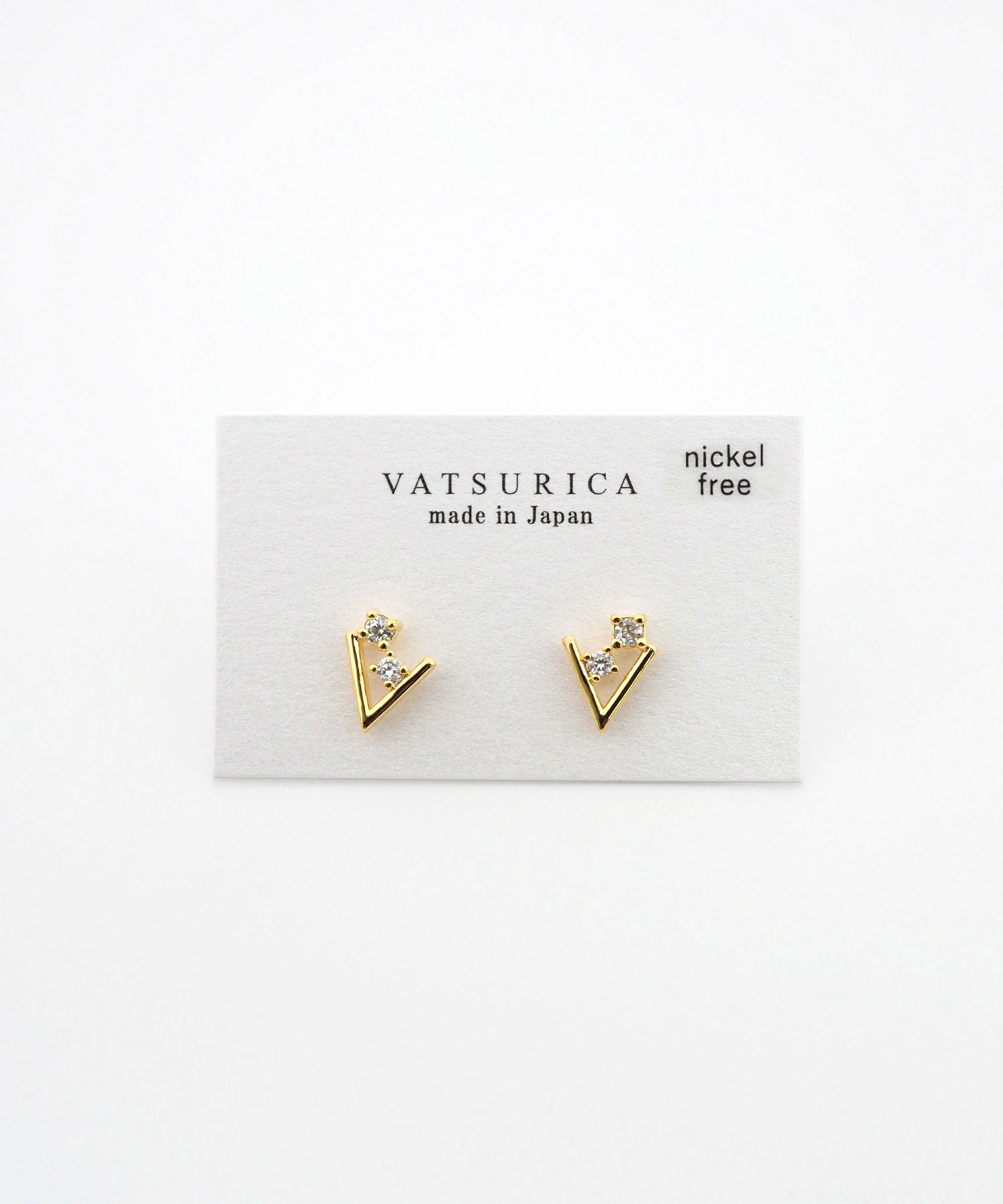 ワンアングルセラミックポストピアス