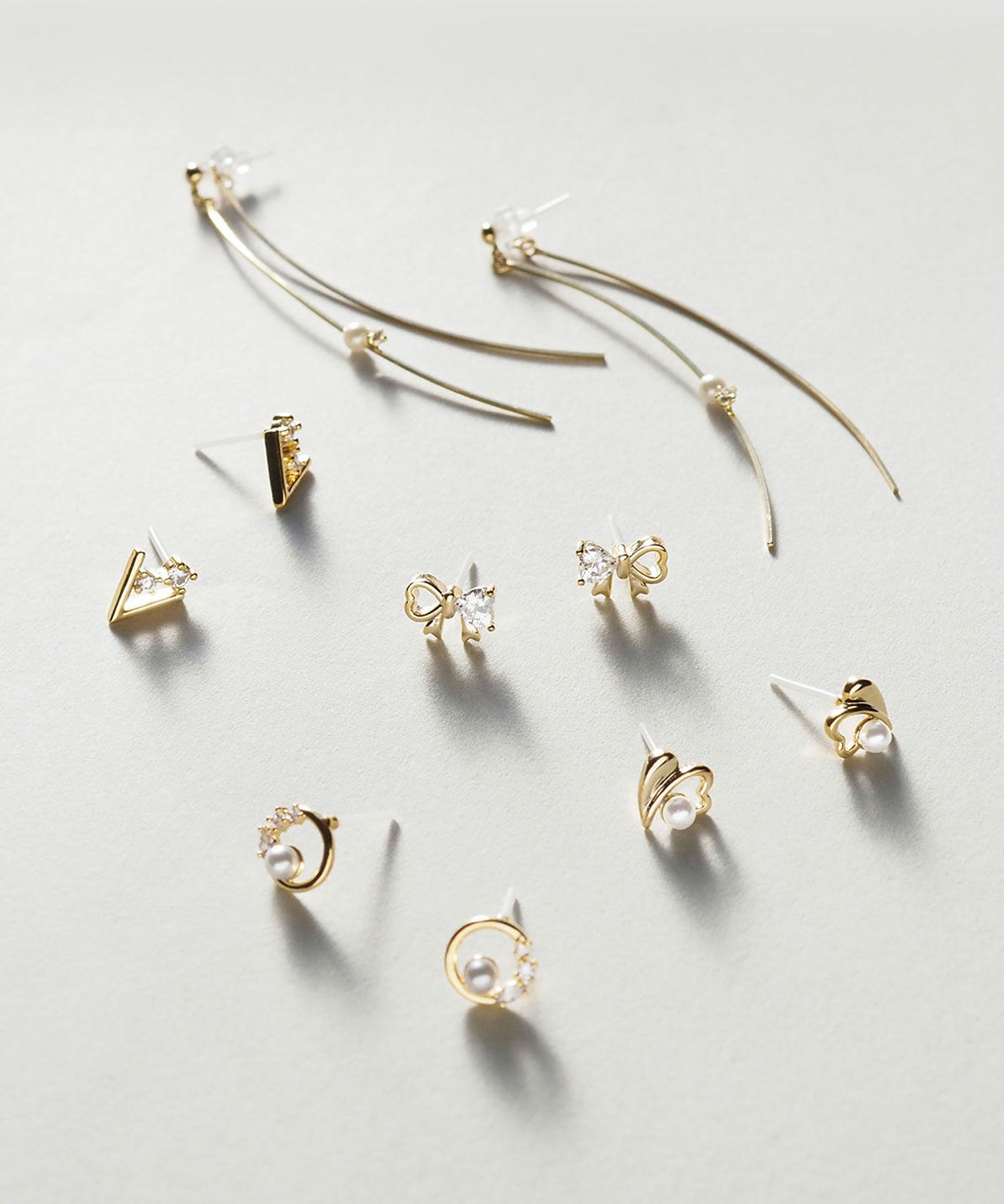 ワンアングルセラミックポストピアス