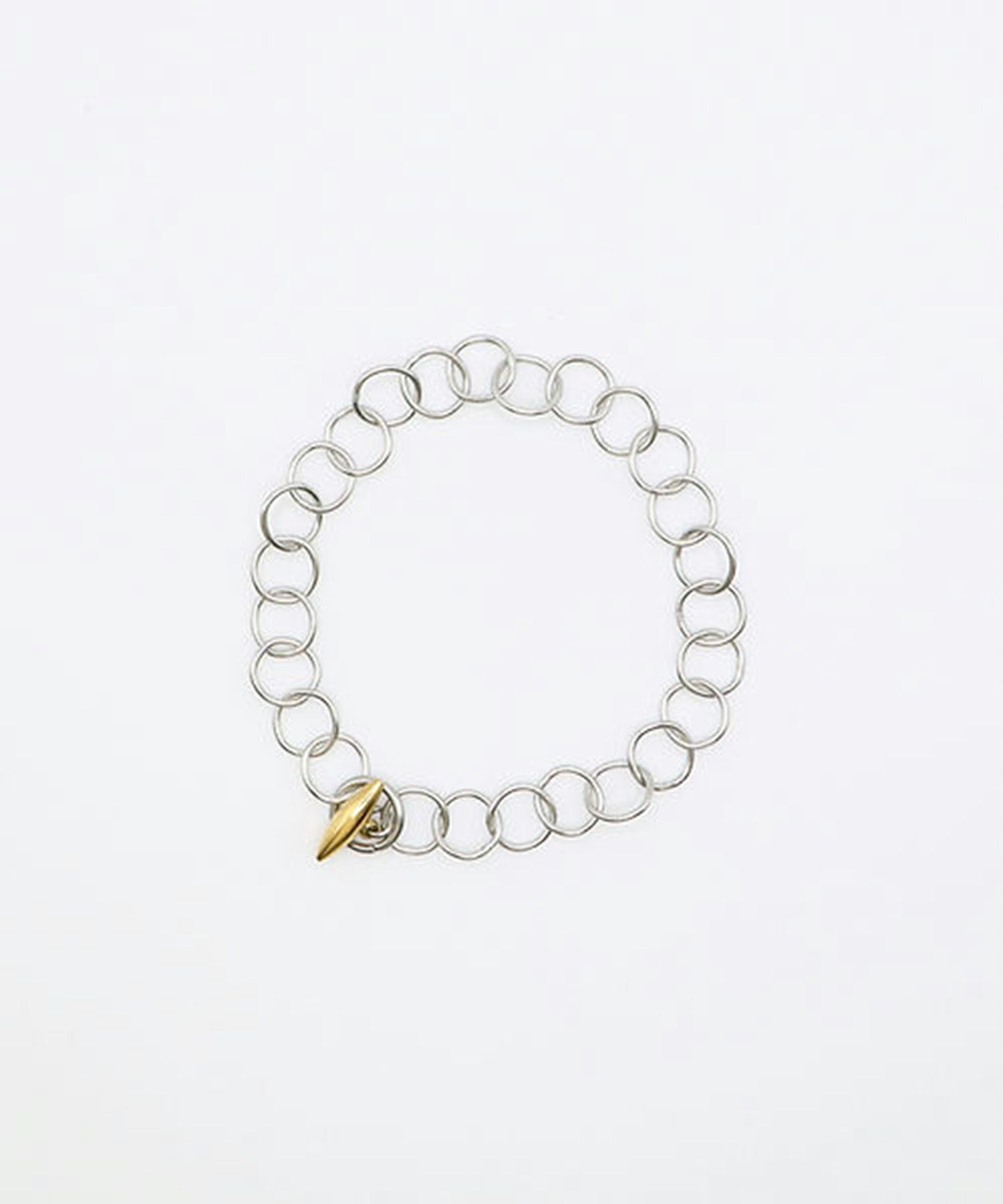 サークルチェーンサージカルステンレスブレスレット