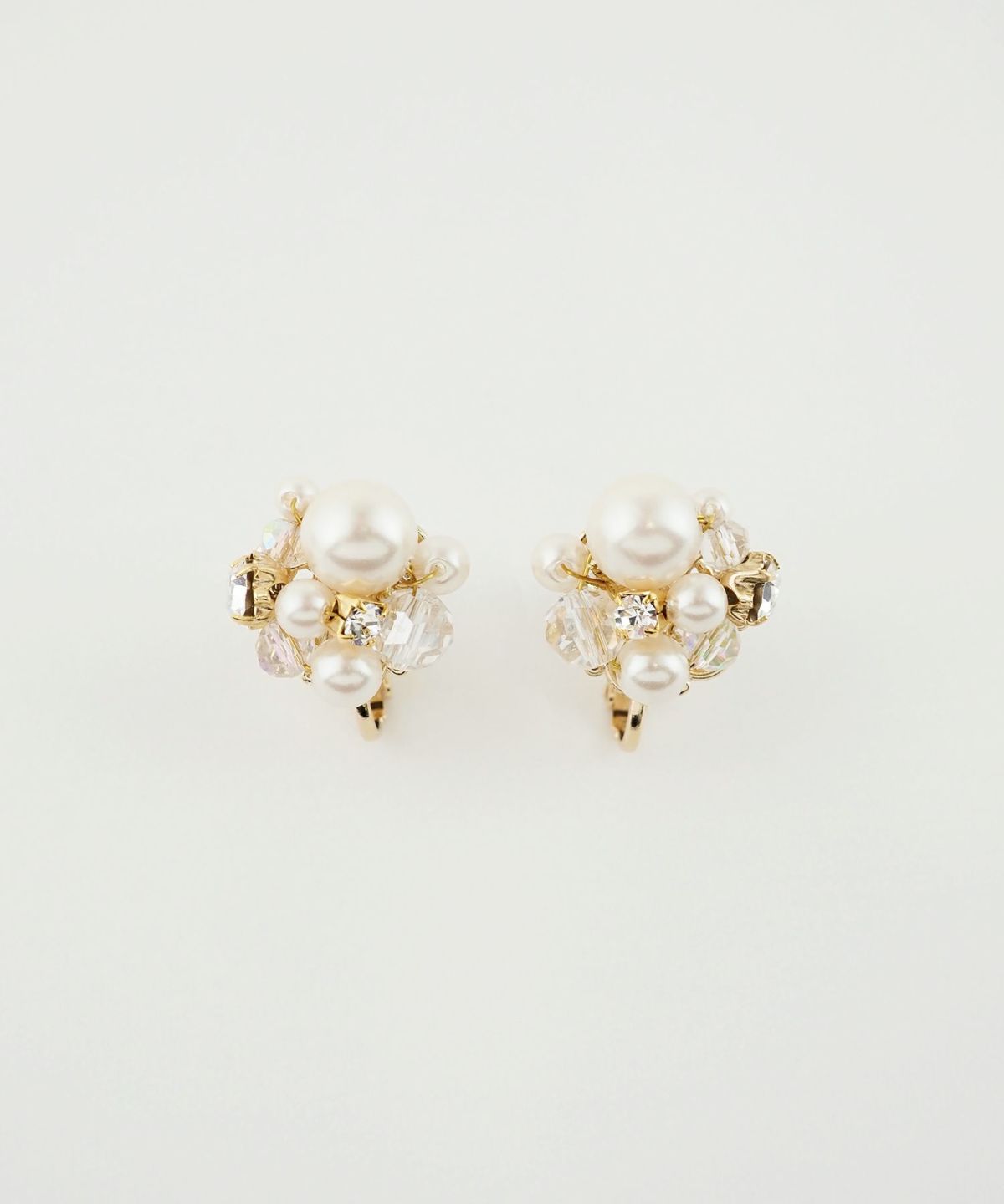 パールビジューイヤリング