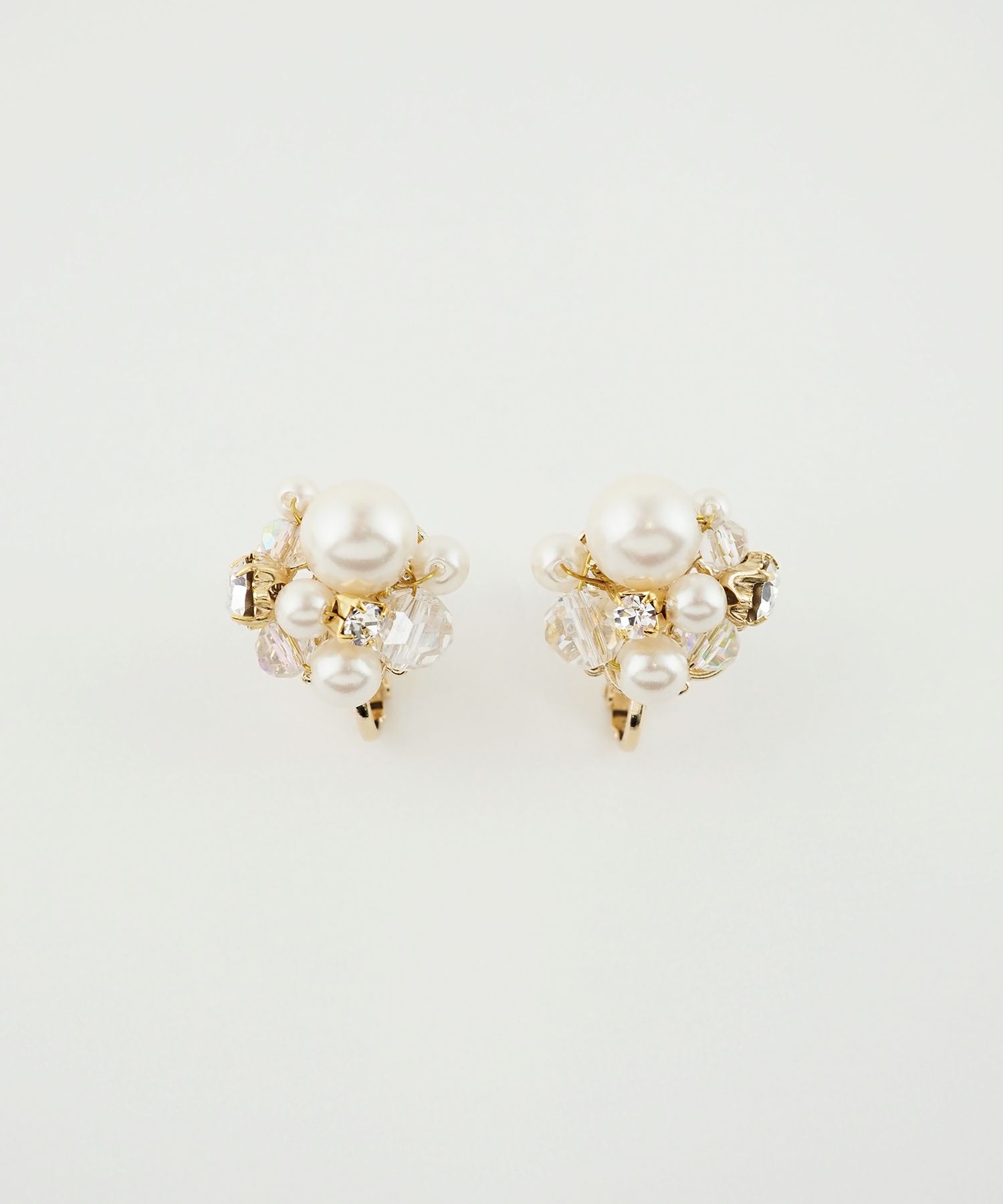 パールビジューイヤリング