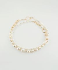 パールミックスロングネックレス