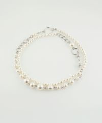 パールミックスロングネックレス