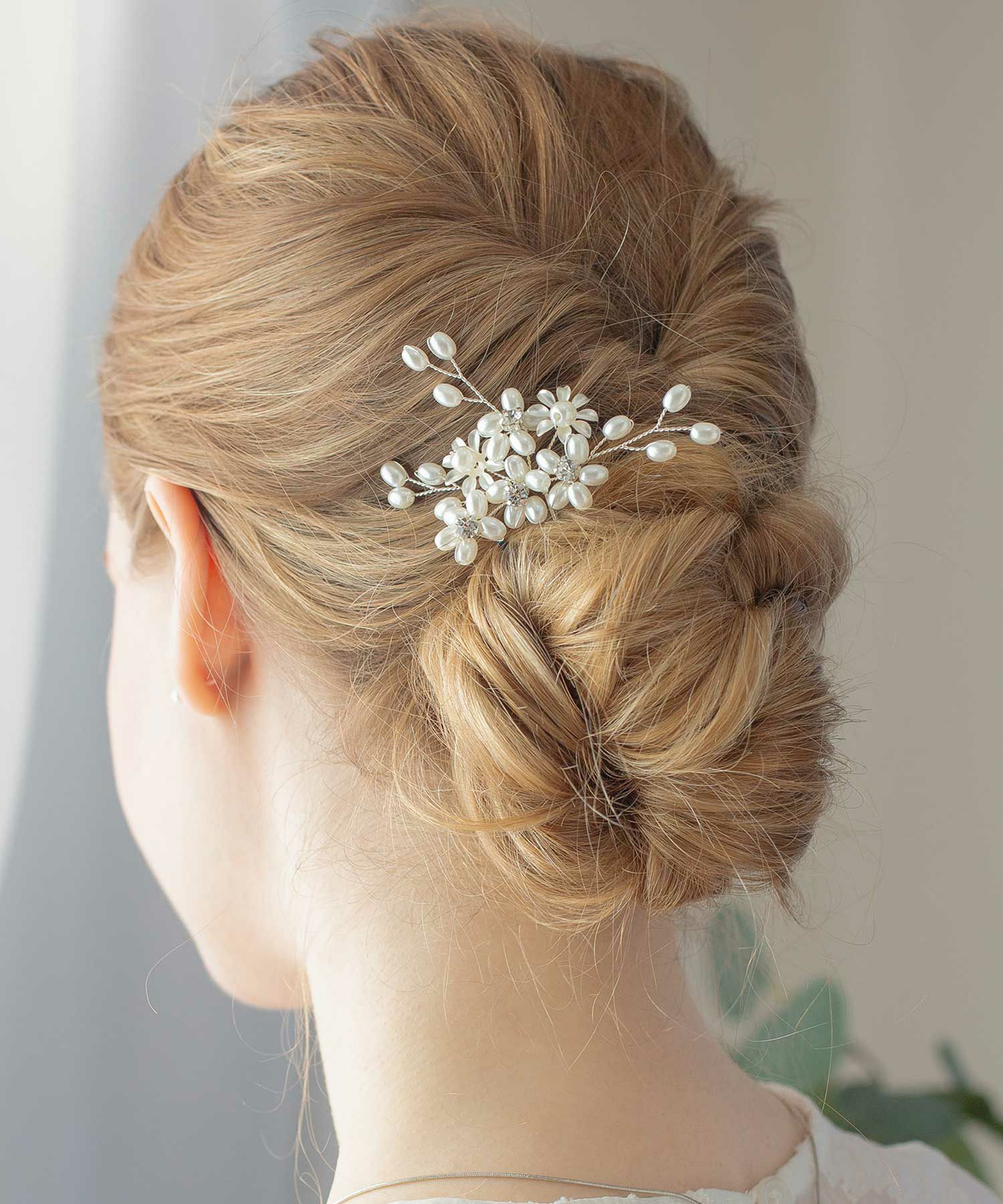 スキャッターパールフラワーUピン