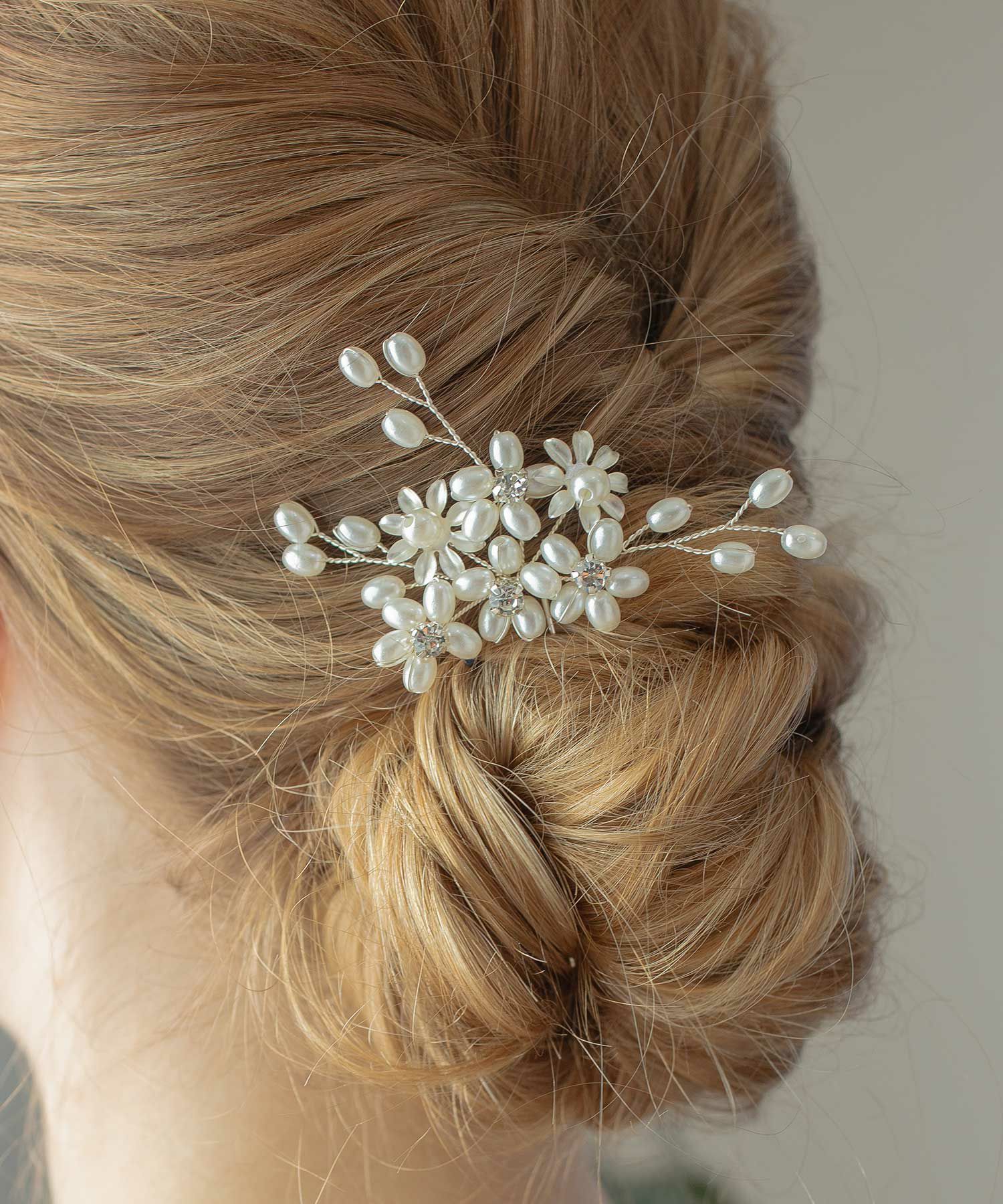 スキャッターパールフラワーUピン