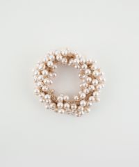 パール編みヘアポニー