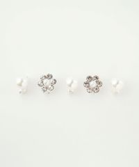 ミニフラワーヘアビジューセット