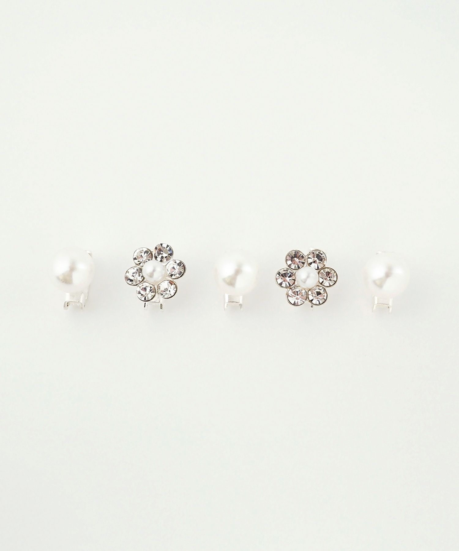 ミニフラワーヘアビジューセット