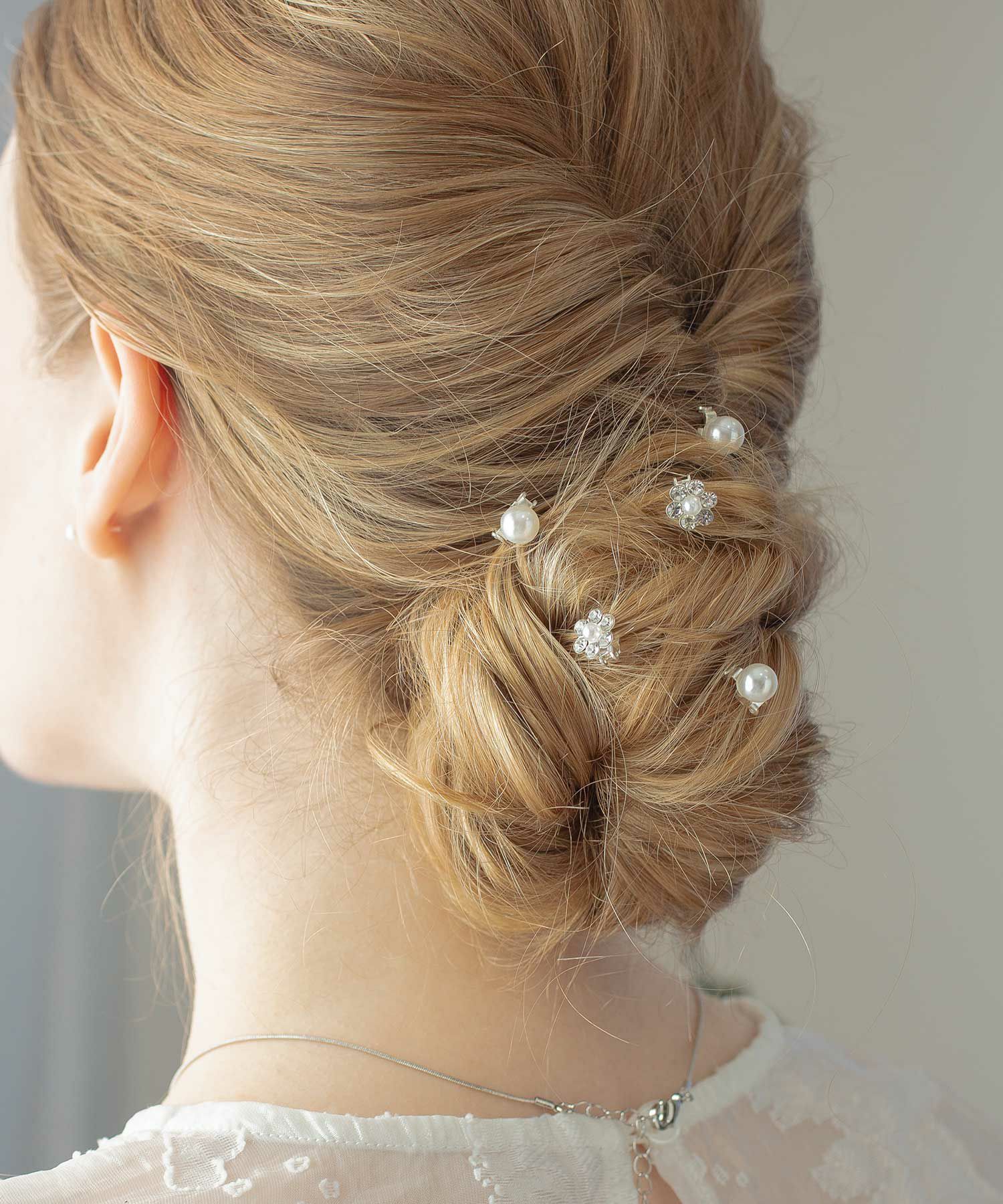 ミニフラワーヘアビジューセット