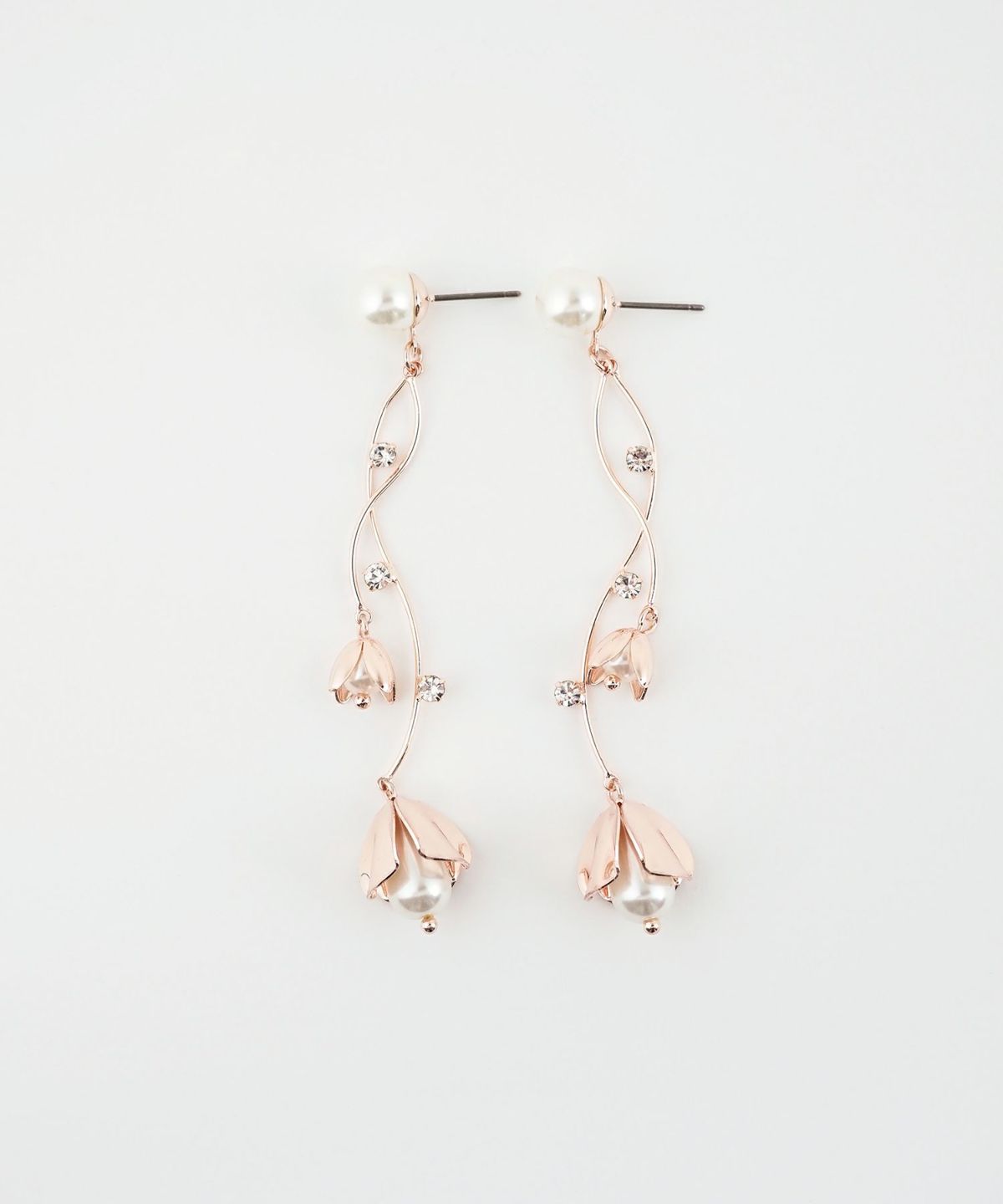 ベルフラワーチタンポストピアス【Sereno】