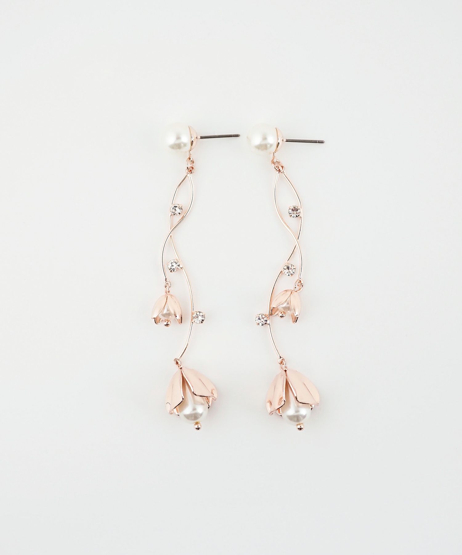 ベルフラワーチタンポストピアス【Sereno】