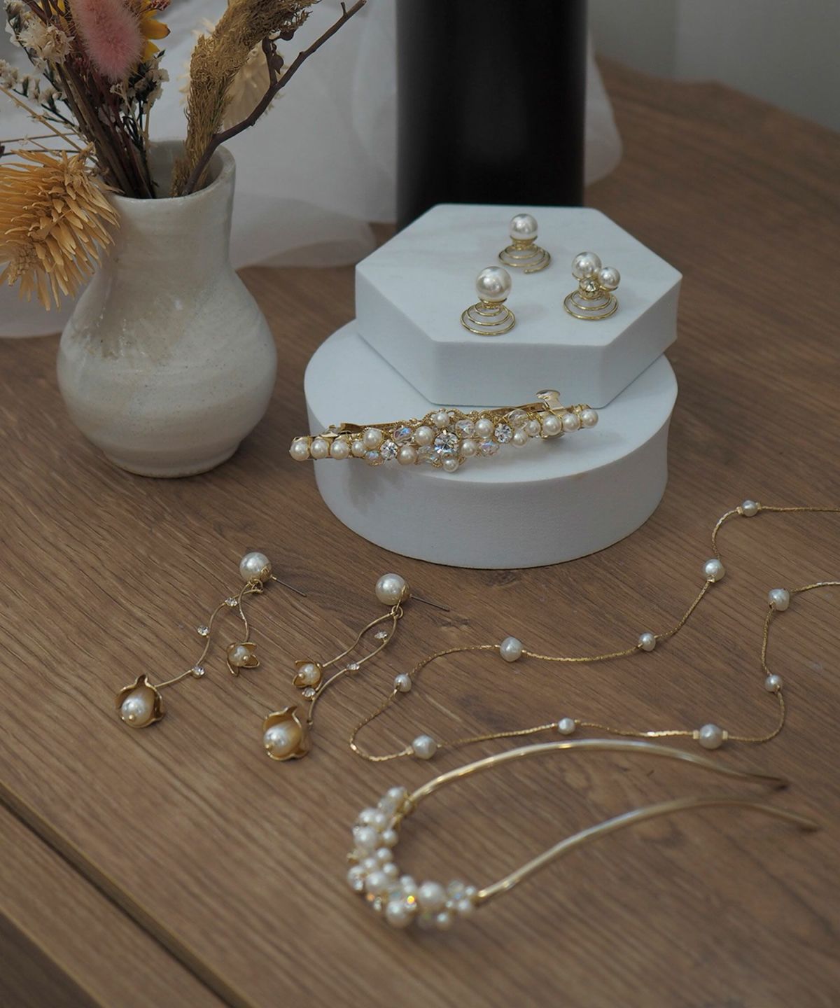 ベルフラワーチタンポストピアス【Sereno】