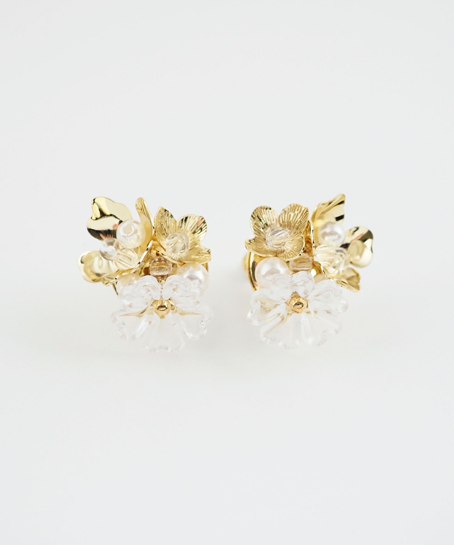 フラワーブーケイヤリング【Sereno】