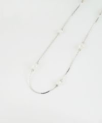 ランダムパールチェーンネックレス