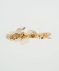 透かしフラワーバレッタ