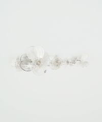 透かしフラワーバレッタ