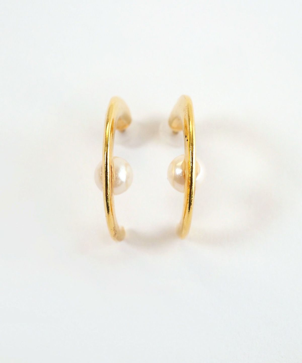 スリムラインパールK18ポストピアス