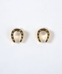 メタルホースシューK18ポストピアス