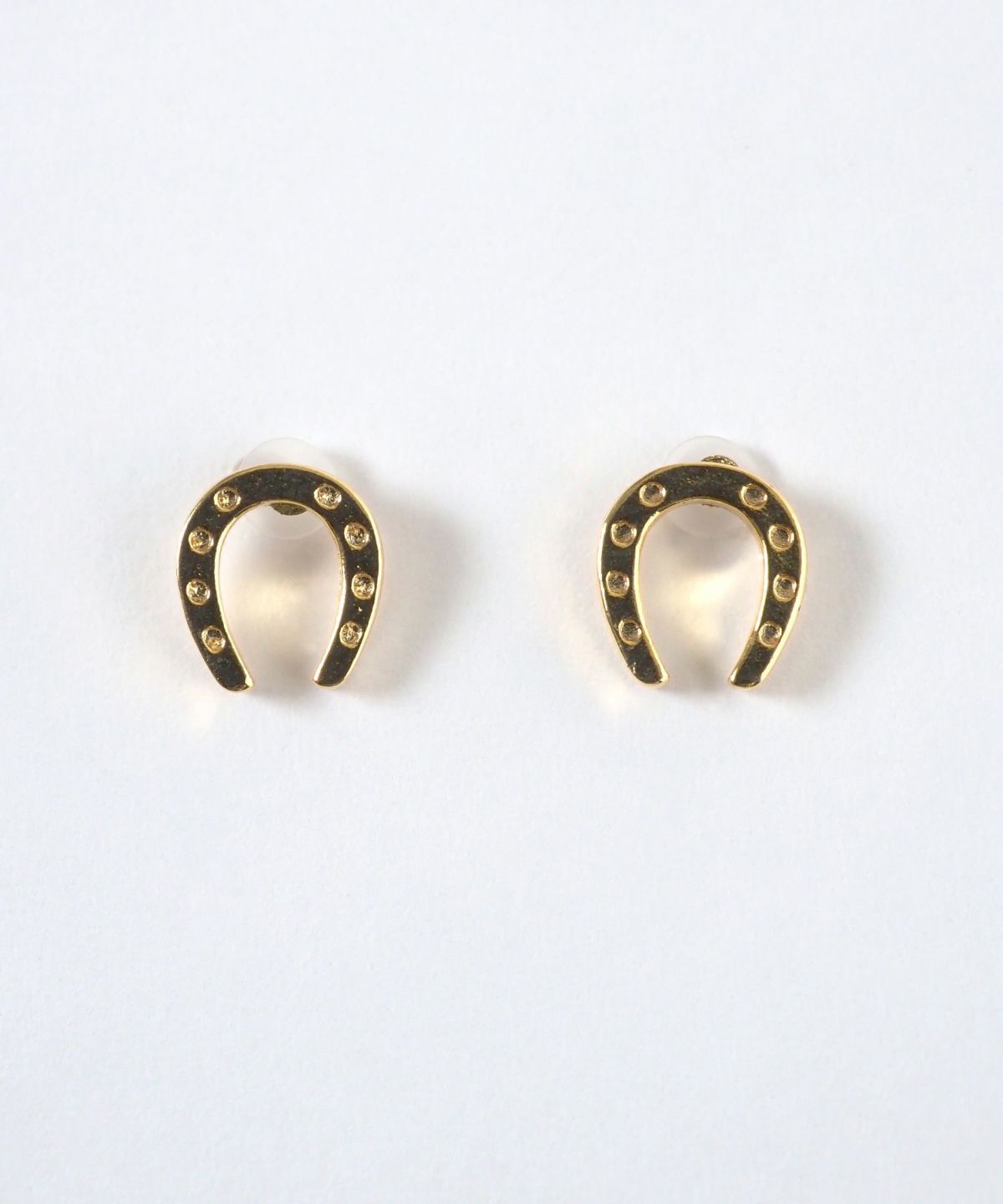 メタルホースシューK18ポストピアス