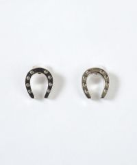 メタルホースシューK18ポストピアス