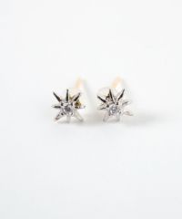 スパークリーキュービックK18ポストピアス