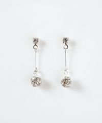 スイングボールストーンK18ポストピアス