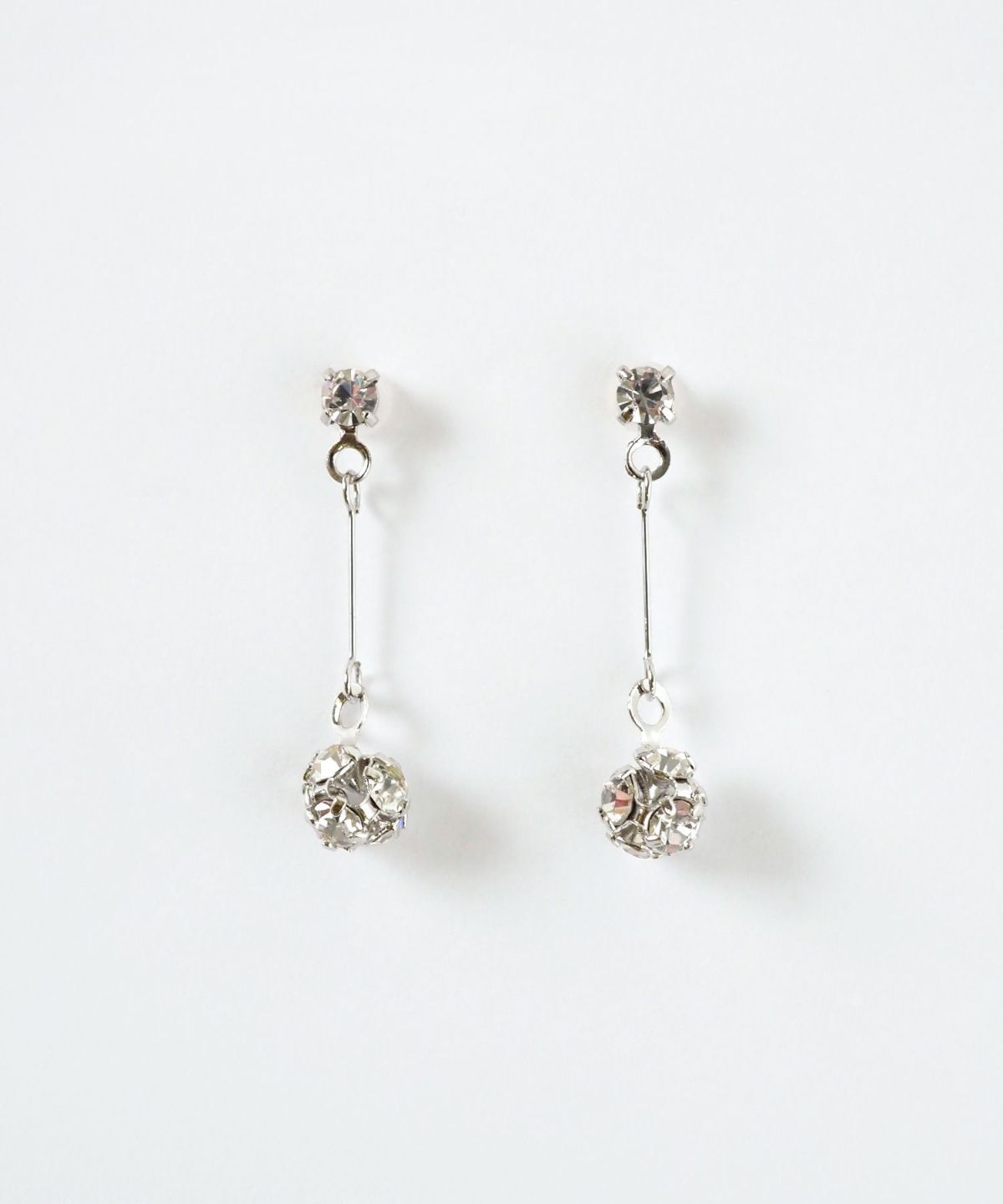 スイングボールストーンK18ポストピアス