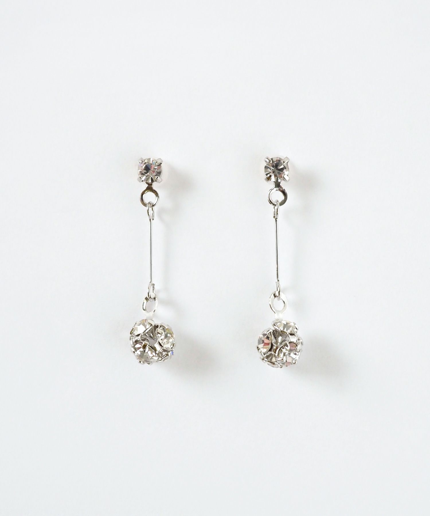 スイングボールストーンK18ポストピアス