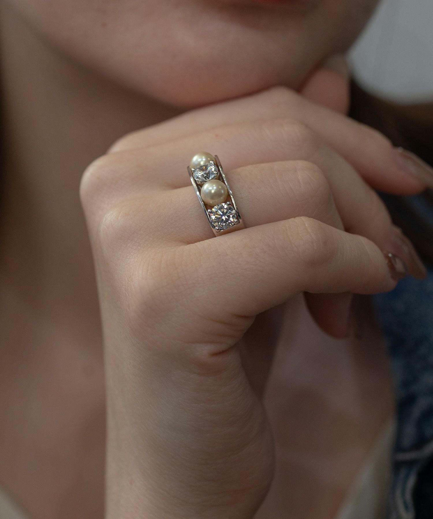 30%off】ジルコニア×シェルパールリング | 【公式】MUK ONLINE SHOP