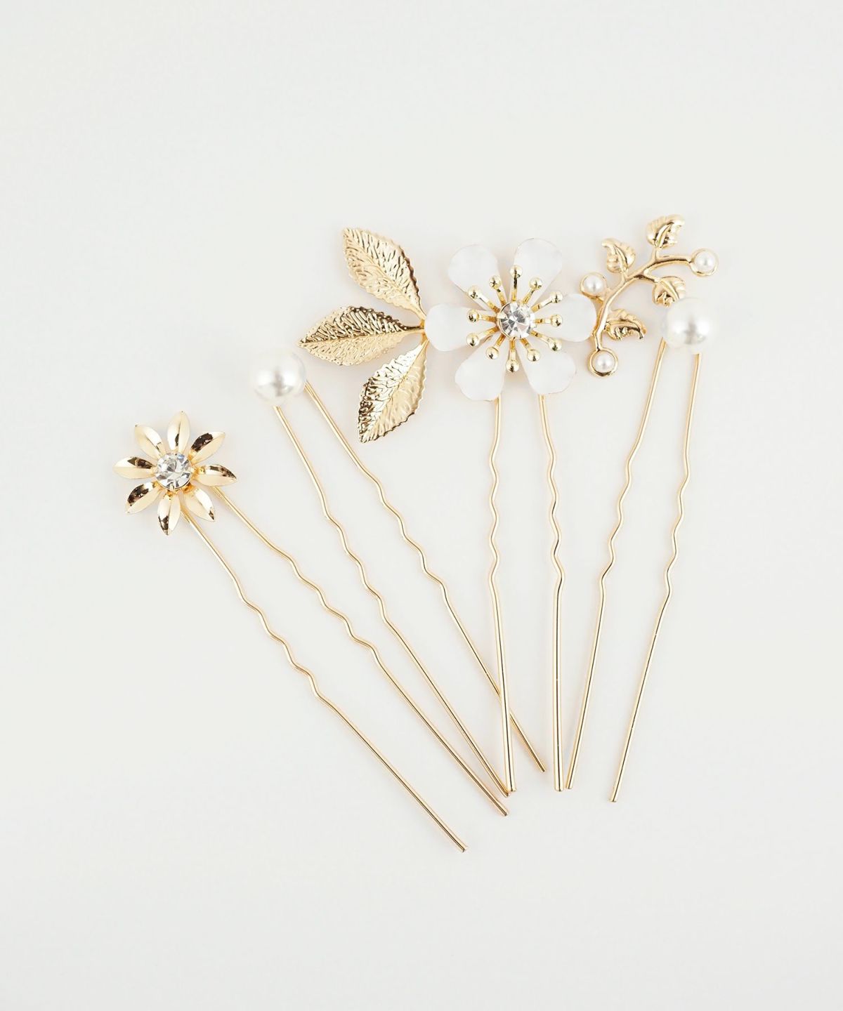 スノーホワイトフラワーUピンセット【Sereno】