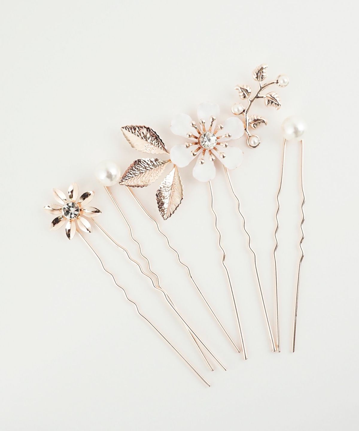 スノーホワイトフラワーUピンセット【Sereno】