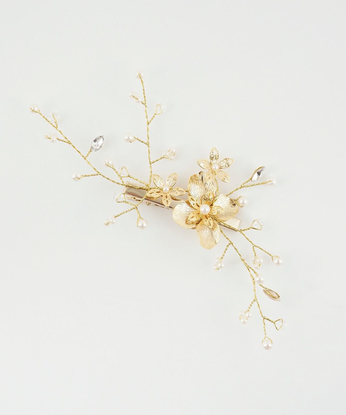 スプレーフラワーヘアクリップ【Sereno】