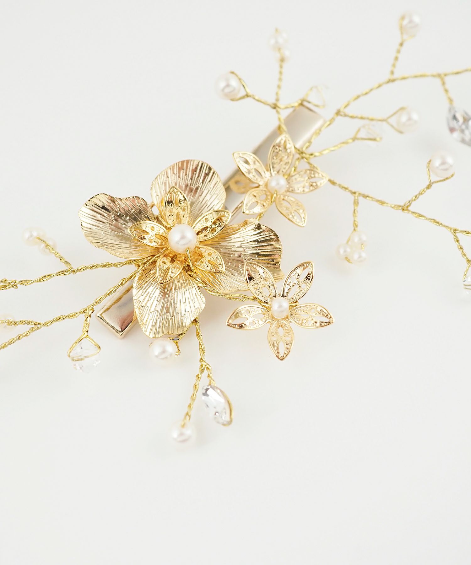 スプレーフラワーヘアクリップ【Sereno】