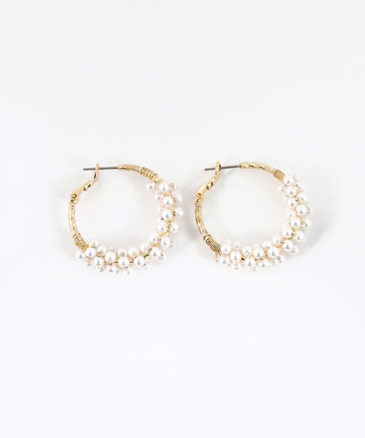 タイニーパールフープピアス