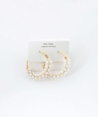 タイニーパールフープピアス