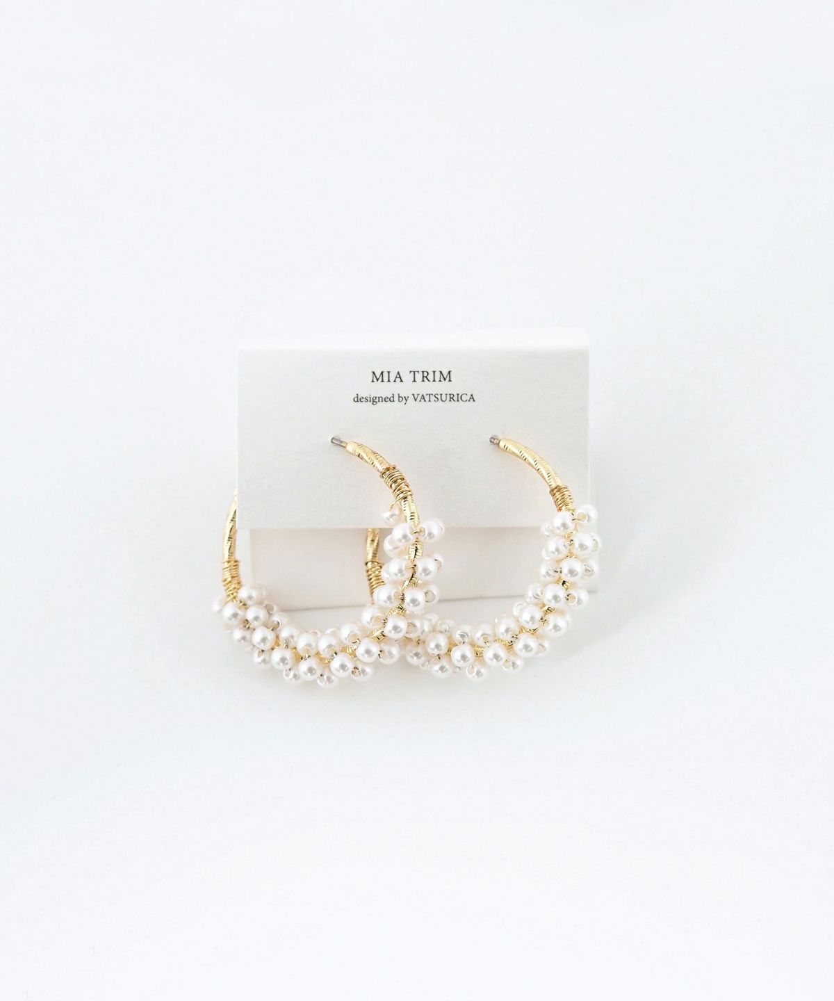 タイニーパールフープピアス