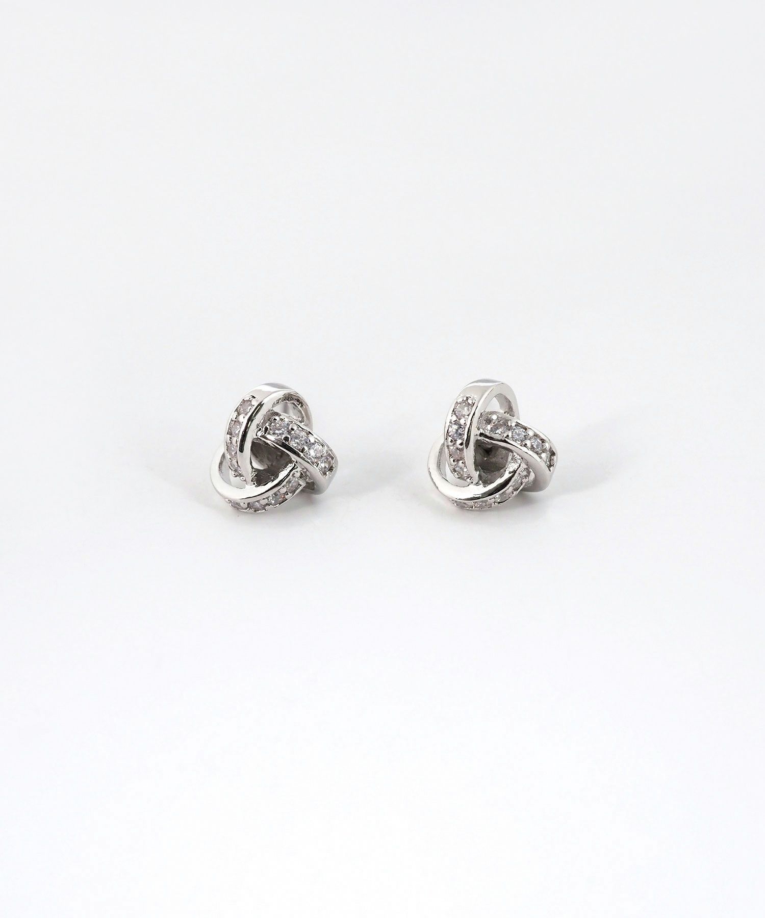 ブレイドビジューチタンポストピアス