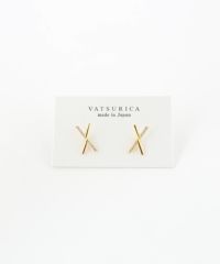 クロスワイヤーチタンポストピアス