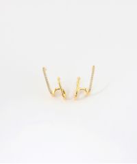 ドローイングバーチタンポストピアス