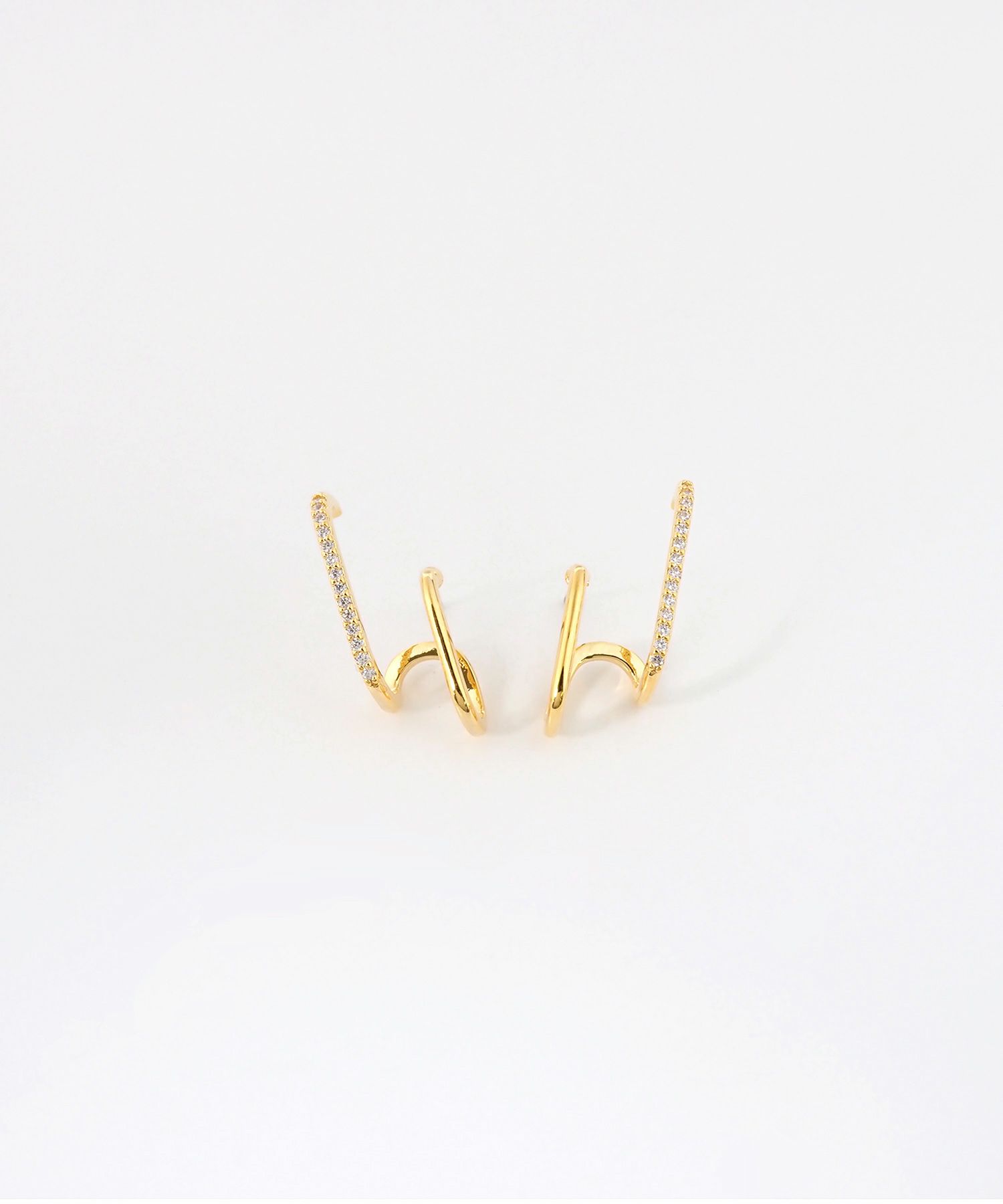 ドローイングバーチタンポストピアス