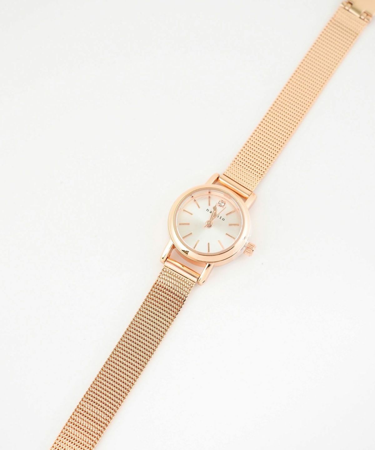 メタルメッシュベルトウォッチ