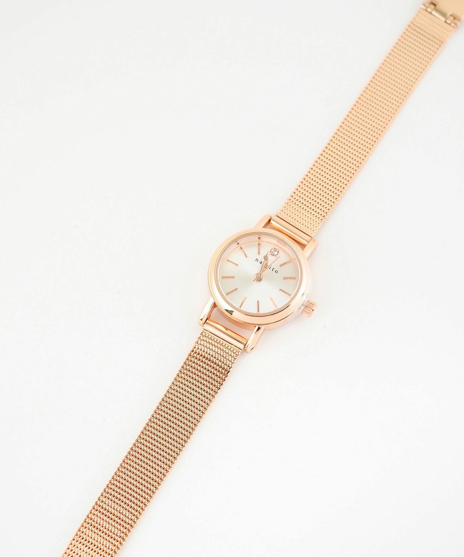 メタルメッシュベルトウォッチ