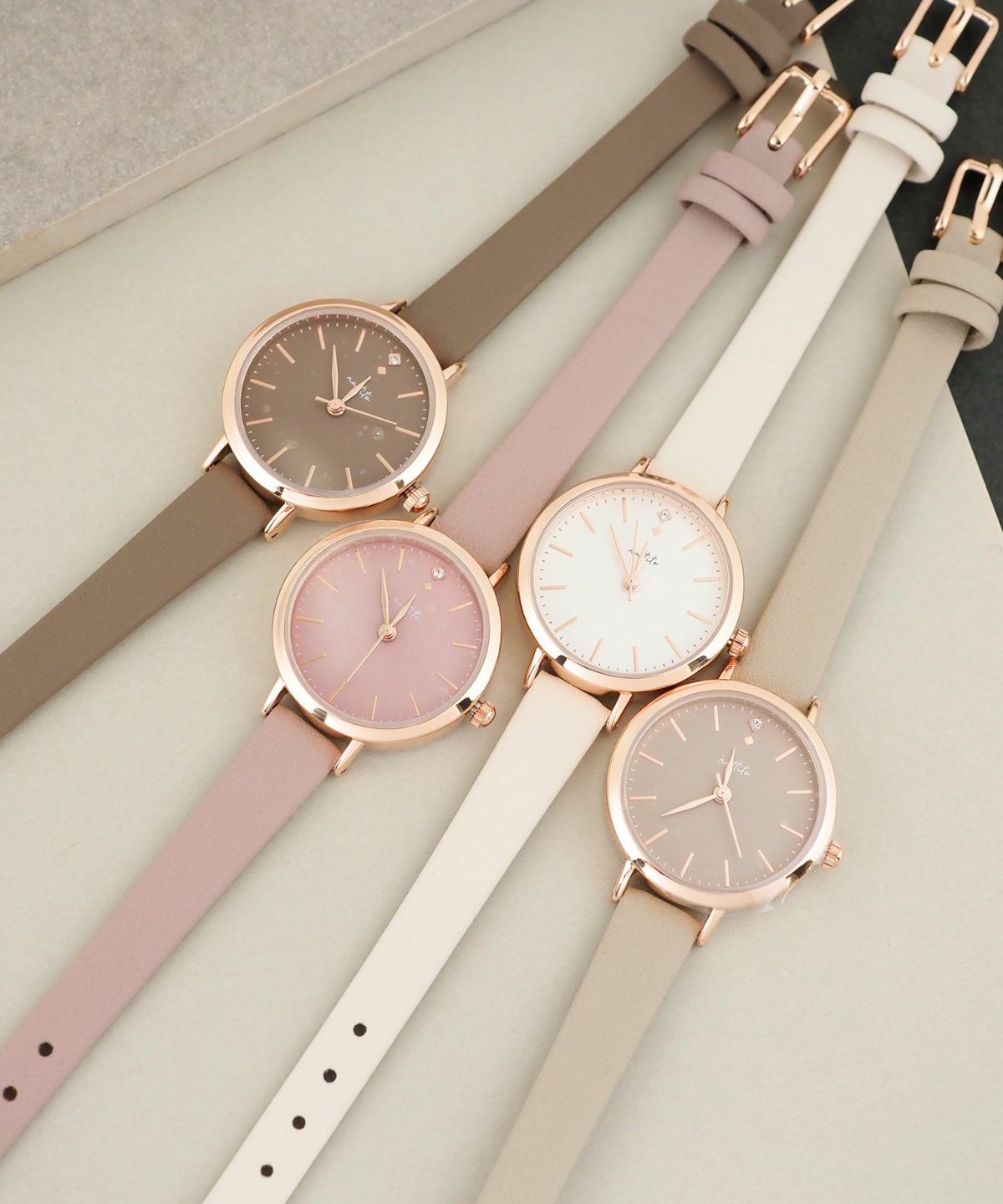 ニュアンスカラーベルトウォッチ