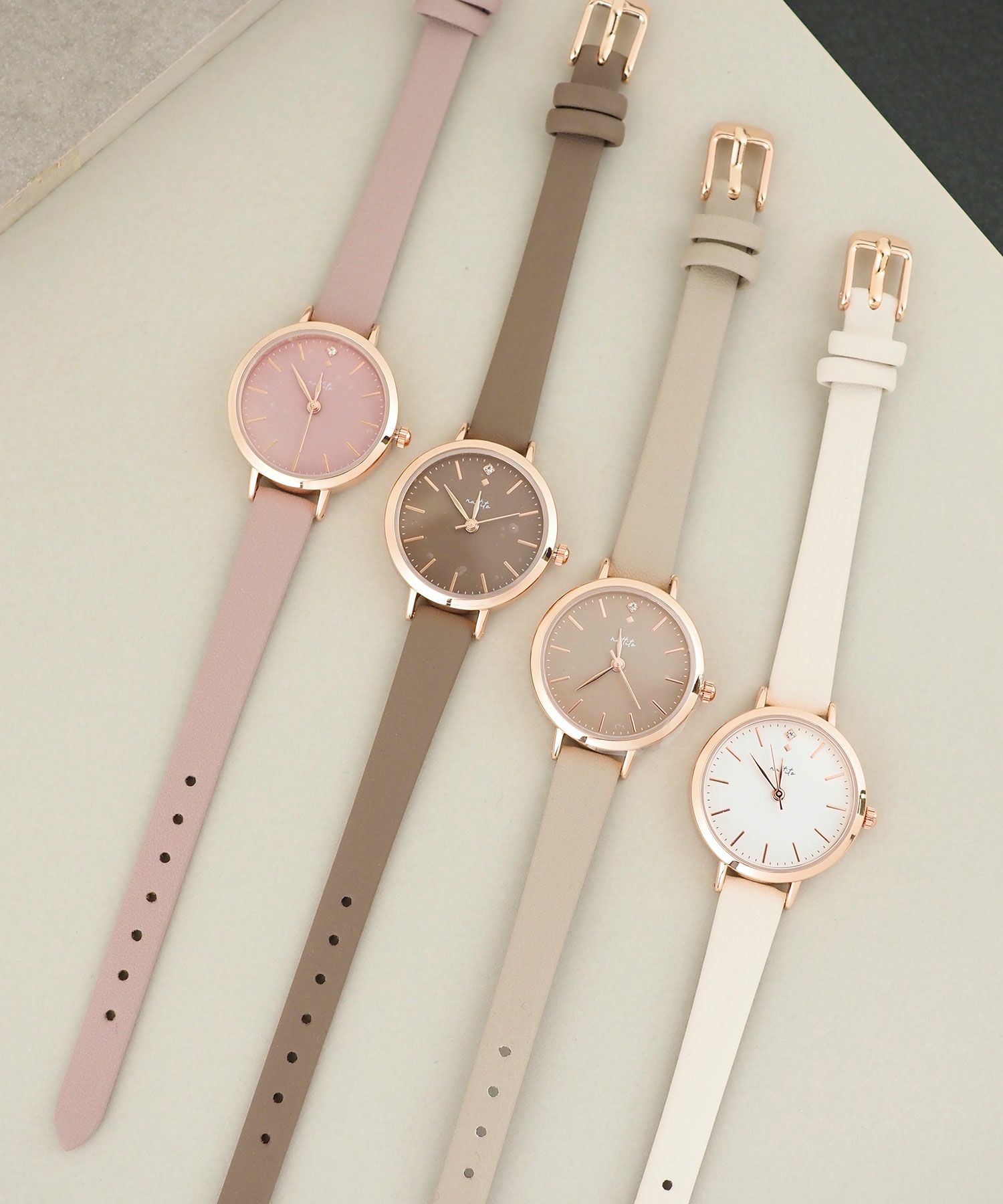 ニュアンスカラーベルトウォッチ