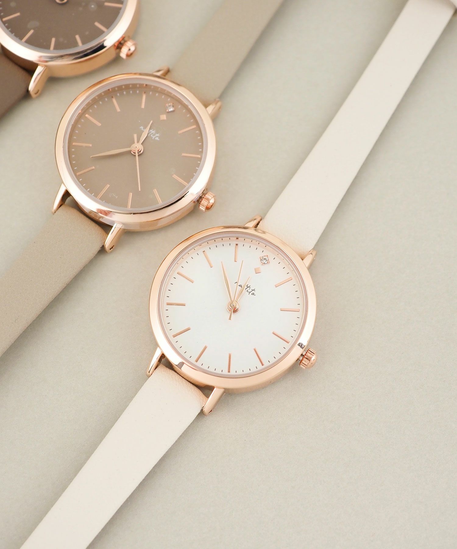 ニュアンスカラーベルトウォッチ