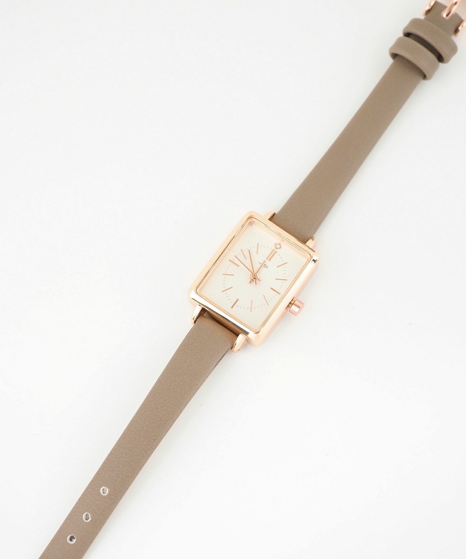 スクエアベルトウォッチ