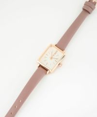 スクエアベルトウォッチ