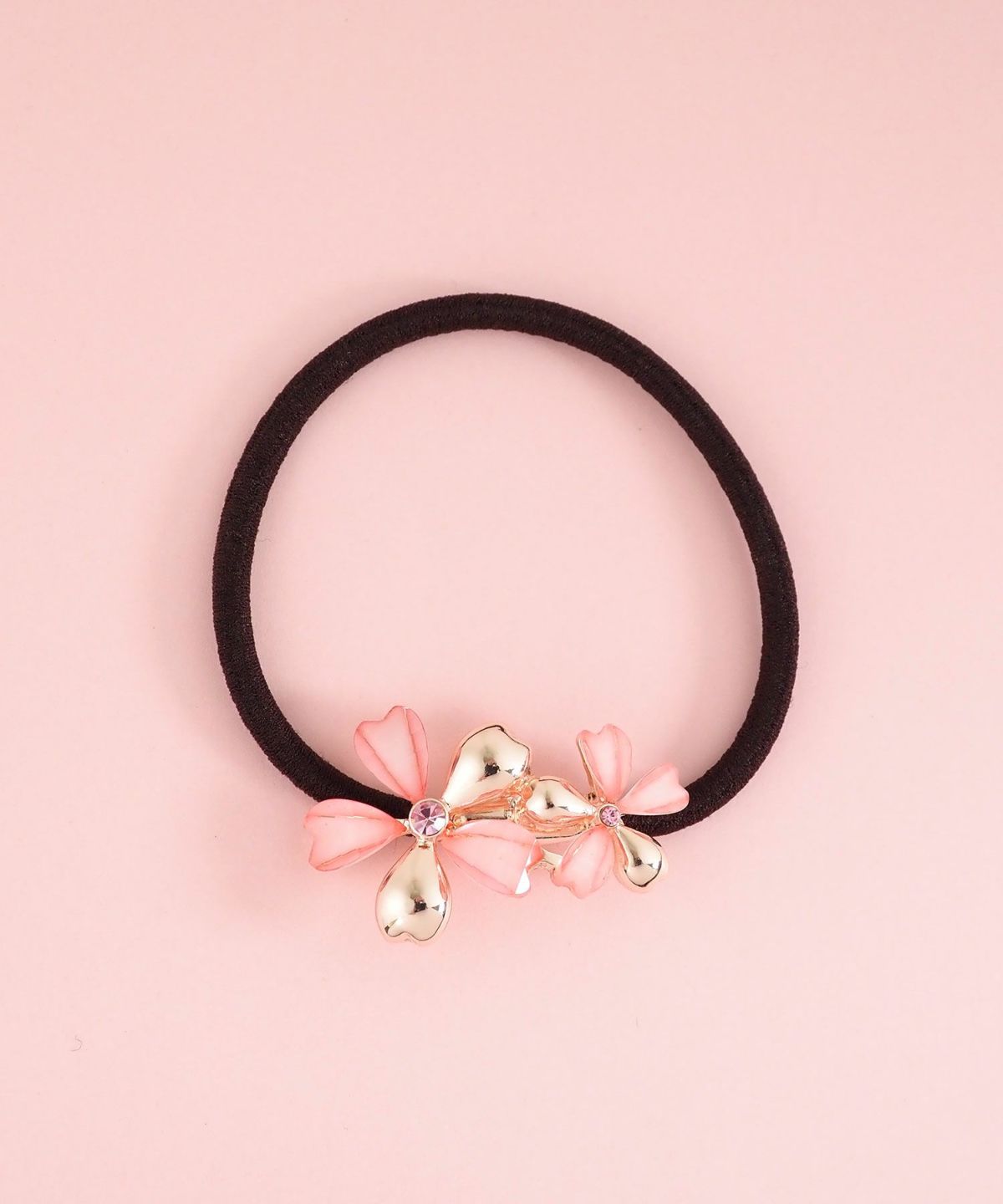 【20%off】SAKURA2連ビジューポニー