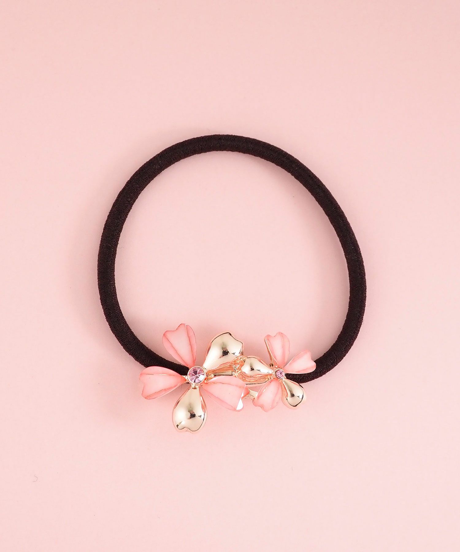 【20%off】SAKURA2連ビジューポニー